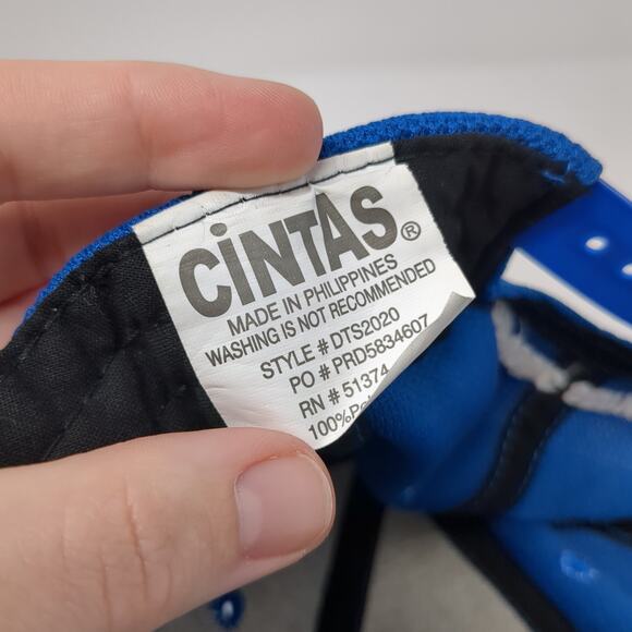 Republic Services DTS Snapback Hat Blue One Size Embroidered Cintas - Picture 9 of 9